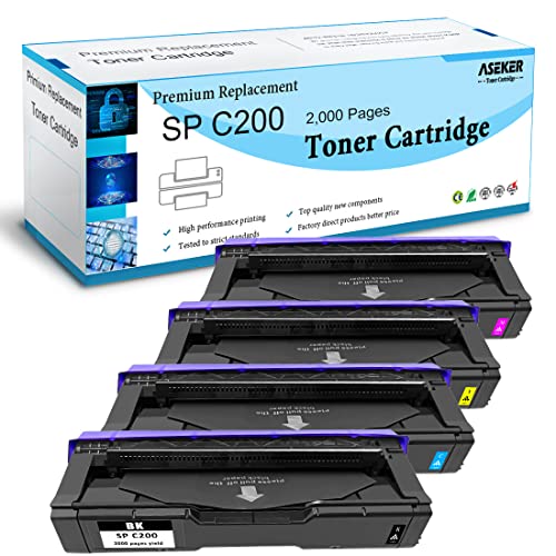 Amazon.co.jp: Aseker互換SP C200 C250 C260トナーカートリッジ (4色